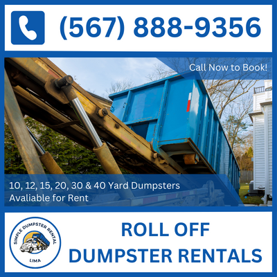 Roll Off Dumpster Rental Lima - Affordable Prices - 10, 20, 30 & 40 Yard